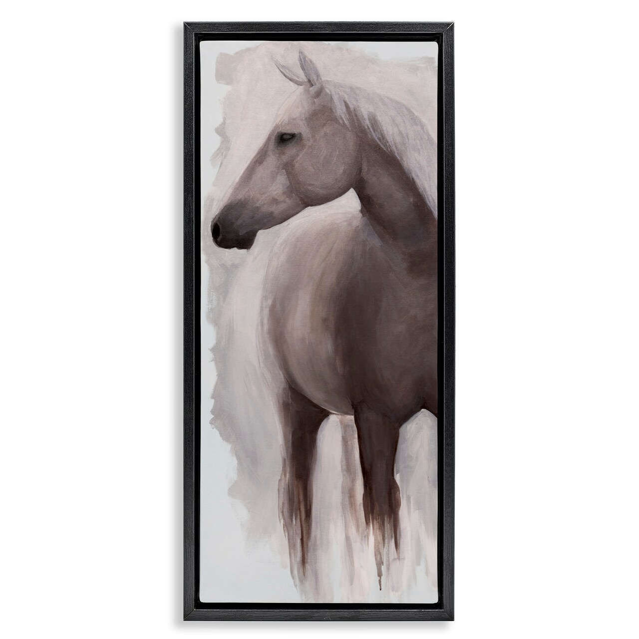 Stupell Industries Graceful Standing Horse Floating Frame, design by Jelena Petric